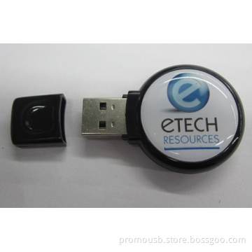 ETECH Customized Oval Epoxy Cute Flash Drives Cheap